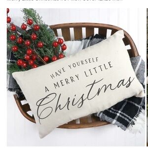 Have Yourself a Merry Little Christmas Pillow Cover